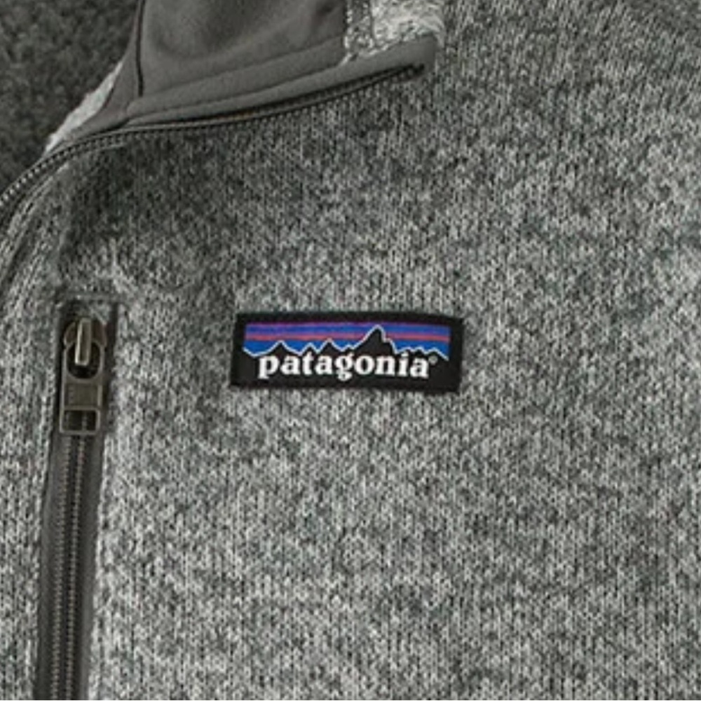 Patagonia Heathered Gray Fleece Pullover - Picture 2 of 4